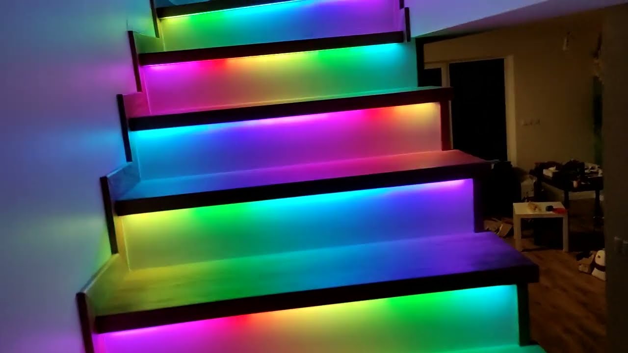 Sterownik schodowy F22 Elegant, podświetlanie schodów LED, ledy cyfrowe