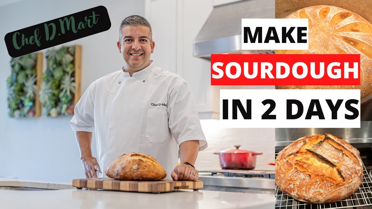 Quick Sour Dough by Chef D.Mart. Quick and Easy Sour Dough with some key items!