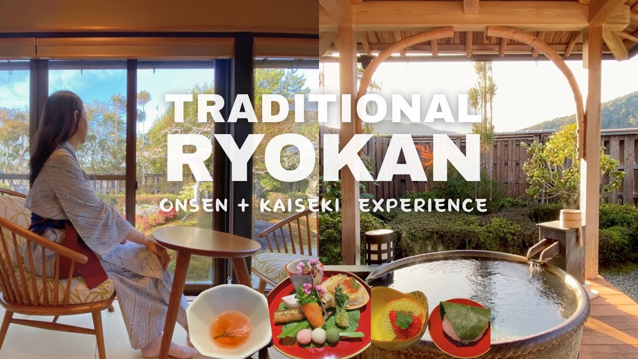 Traditional Ryokan in Kyoto 🌸 Outdoor Onsen + Kaiseki Experience