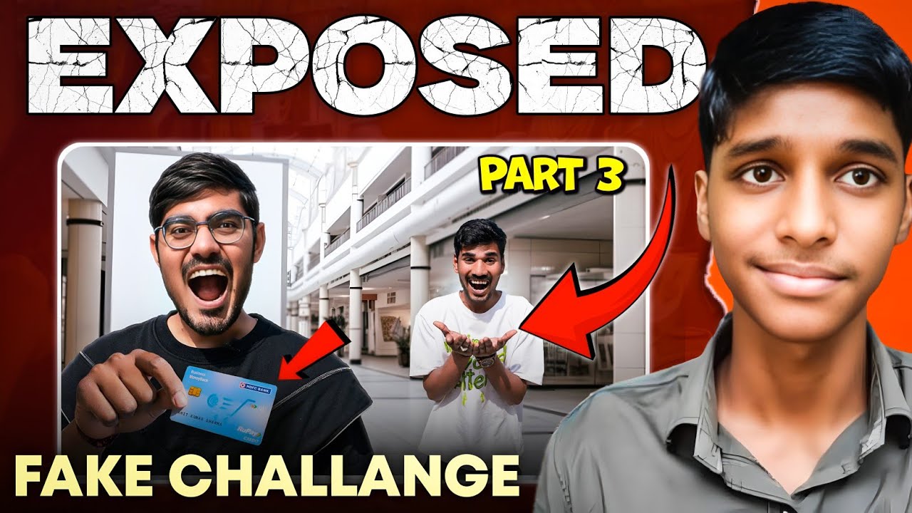 Credit card challange Exposed🤡|crazy xyz expose|