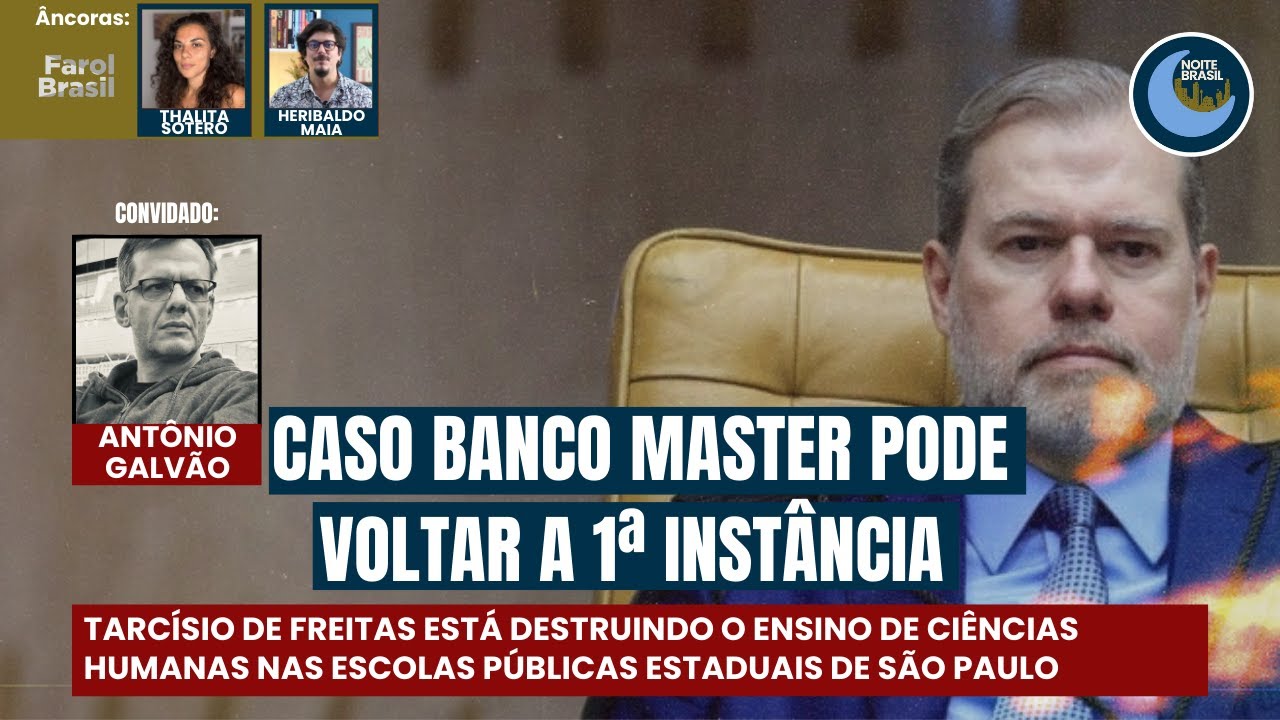 Toffoli sinaliza saída do caso Banco Master, decisão tem aprovação da Corte | 30.01