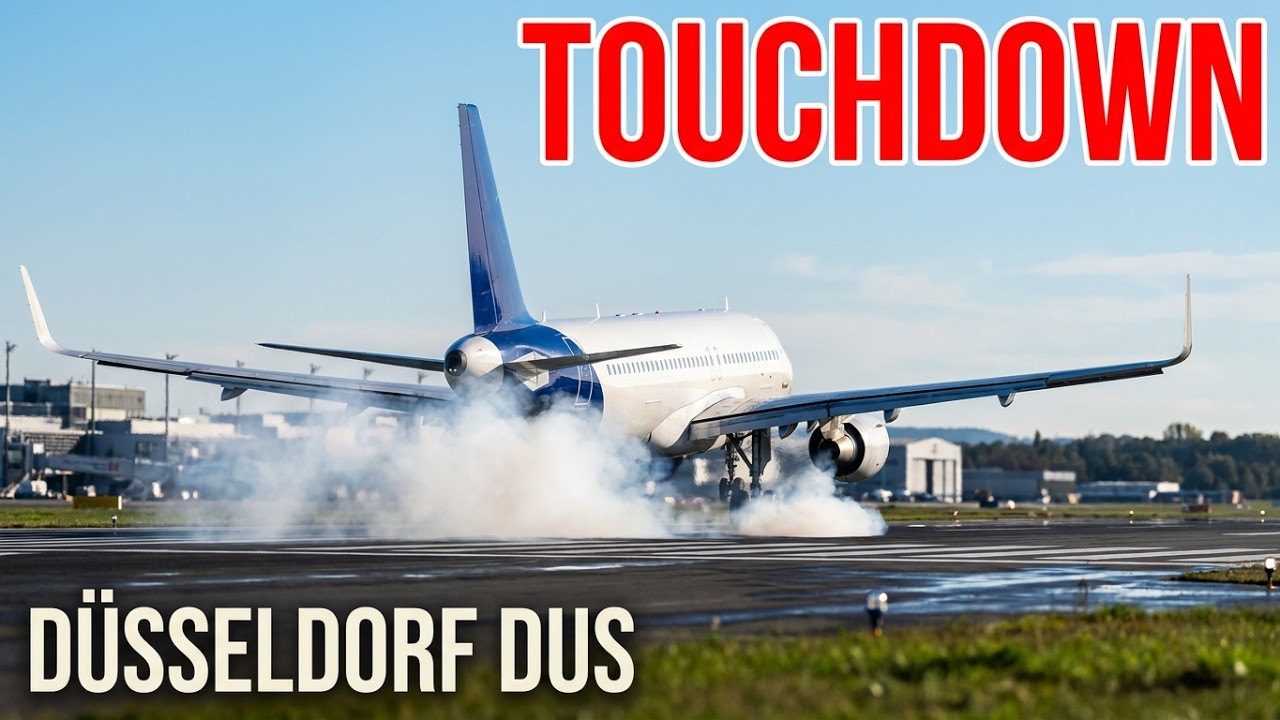 Flugzeug Start und Landung DUS