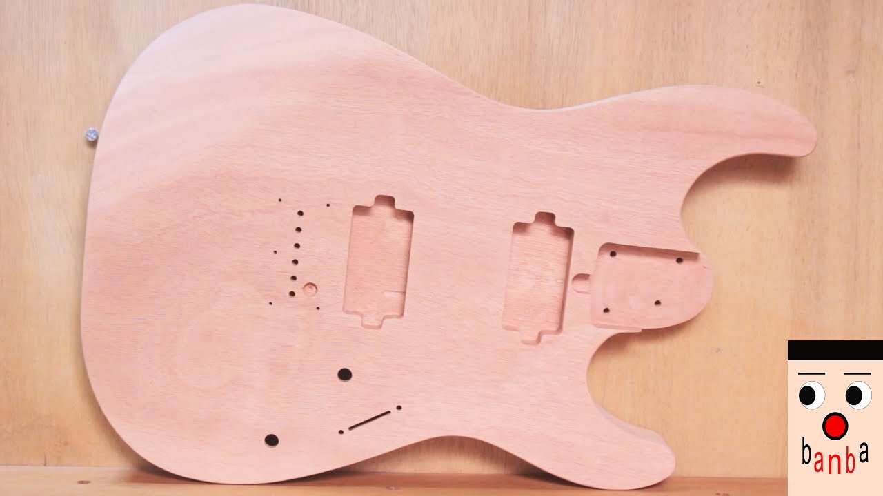 i built a Dinky Stratocaster HH Body [Full Build Dinky Stratocaster Part 1]