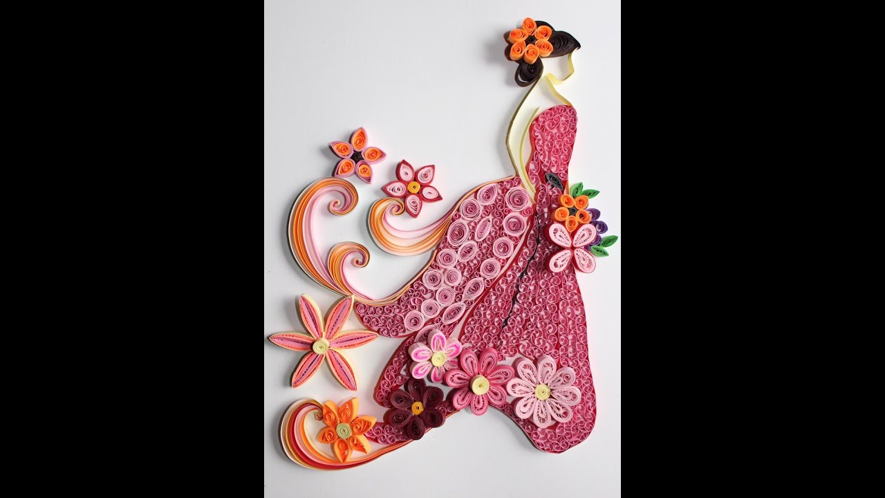 Bride Quilling | #Lady Quilling |# Unique Gift | Wedding Gift | Beautiful Art