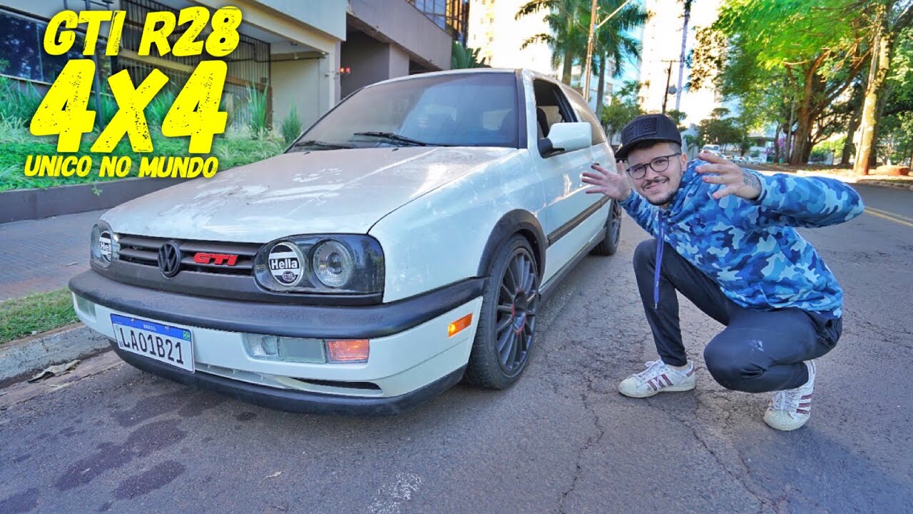 TENHO UM GOLF GTI mk3 R28 4X4 ÚNICO NO MUNDO !