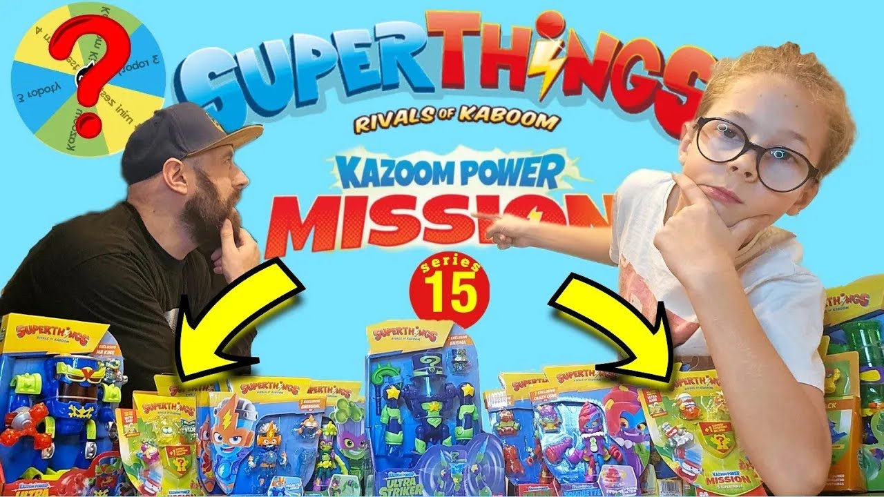 4 mini ZESTAWY Super Things MISION czyli Super Zings Seria 15 - UNBOXING ciąg dal... odc. archiwalny