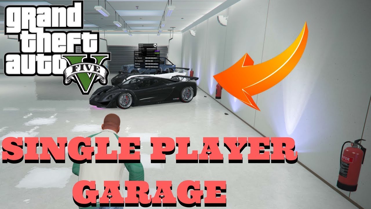 Single Player Garage - GTA V MOD #6