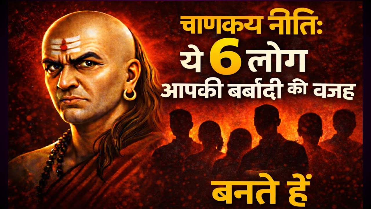 ये 6 लोग आपकी बर्बादी की वजह बनते हैं | Chanakya Motivational Speech Hindi #motivation 