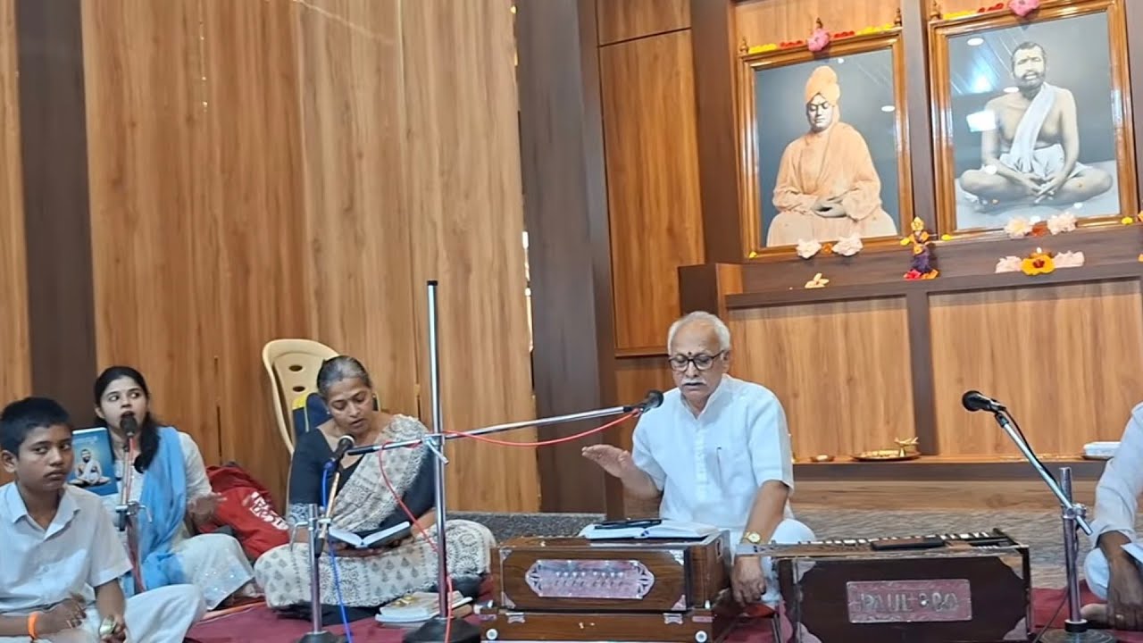 Navaratri Celebrations: Sri Durga Bhajan: Hey Anandamayee @ Ramakrishna Vivekananda Vedanta Ashrama 