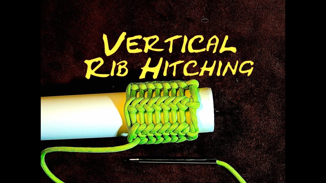 Rib Hitching or Vertical Hitching Covering Knot