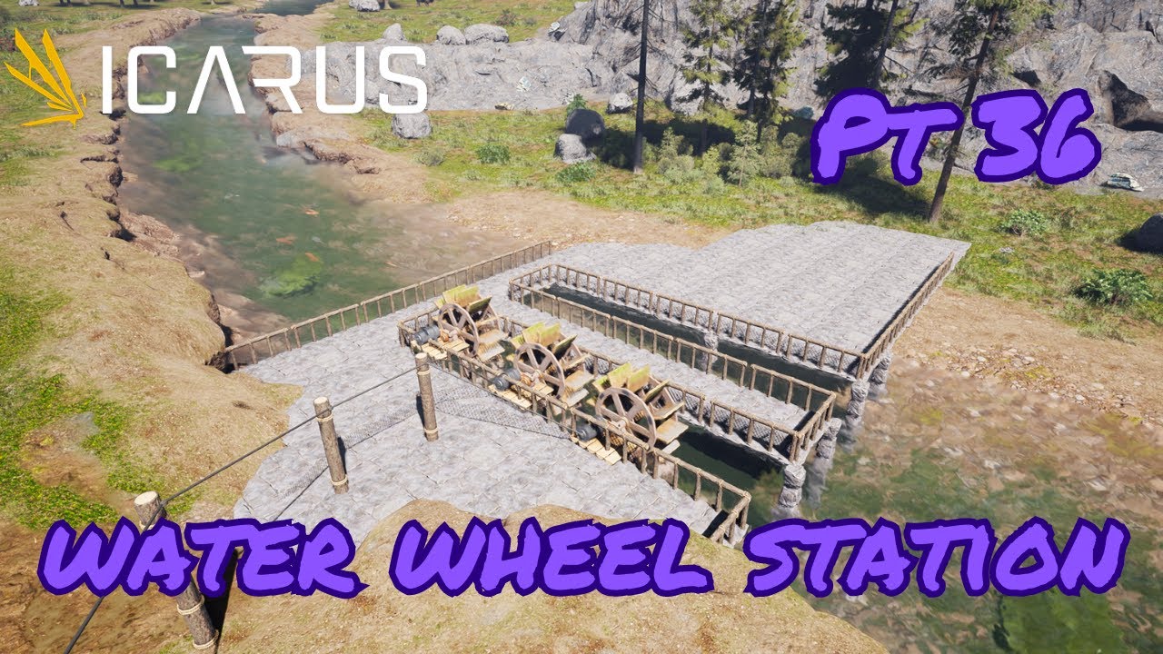 Icarus Survival Lets Play, Water Wheel Station Pt36