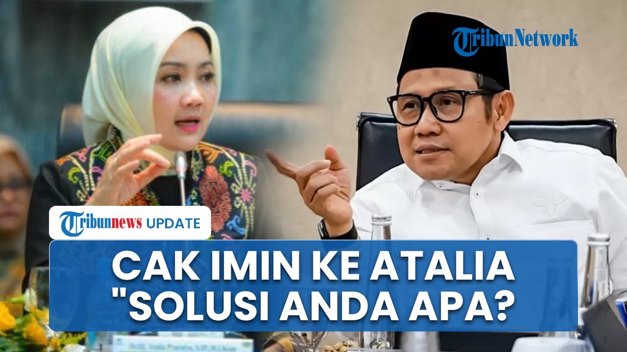 Respons Cak Imin Pembangunan Ponpes Al Khoziny Pakai APBN Dikritik Atalia Praratya: Apa Solusi Anda?