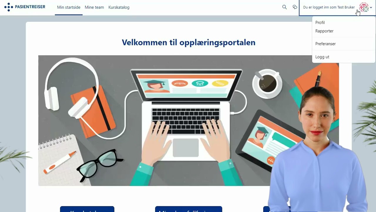 Slik laster du ned rapporter for gjennomføring av sjåførkurs