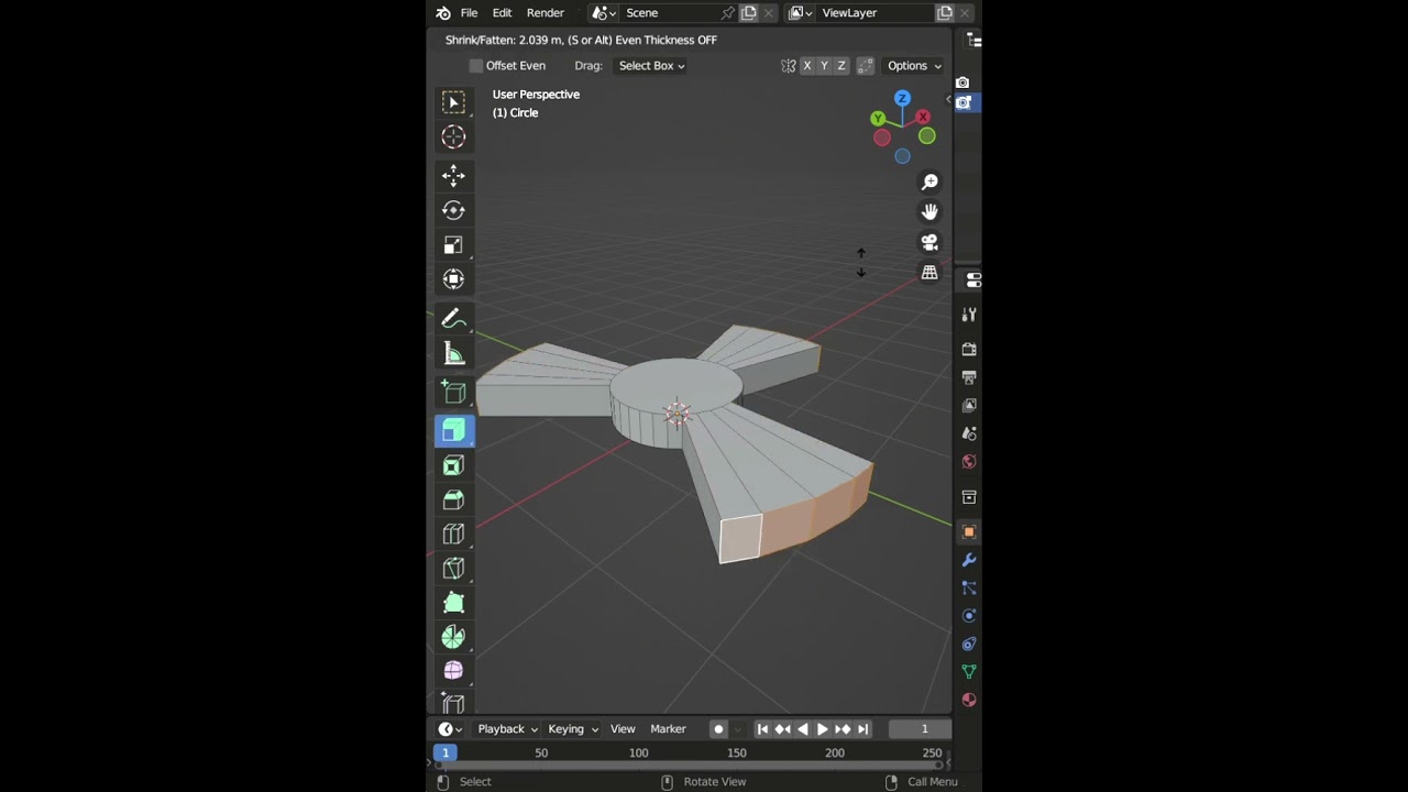 Blender Fidget Spinner Tutorial #shorts #blender #blendertutorial #blender3d #3d #3dmodeling
