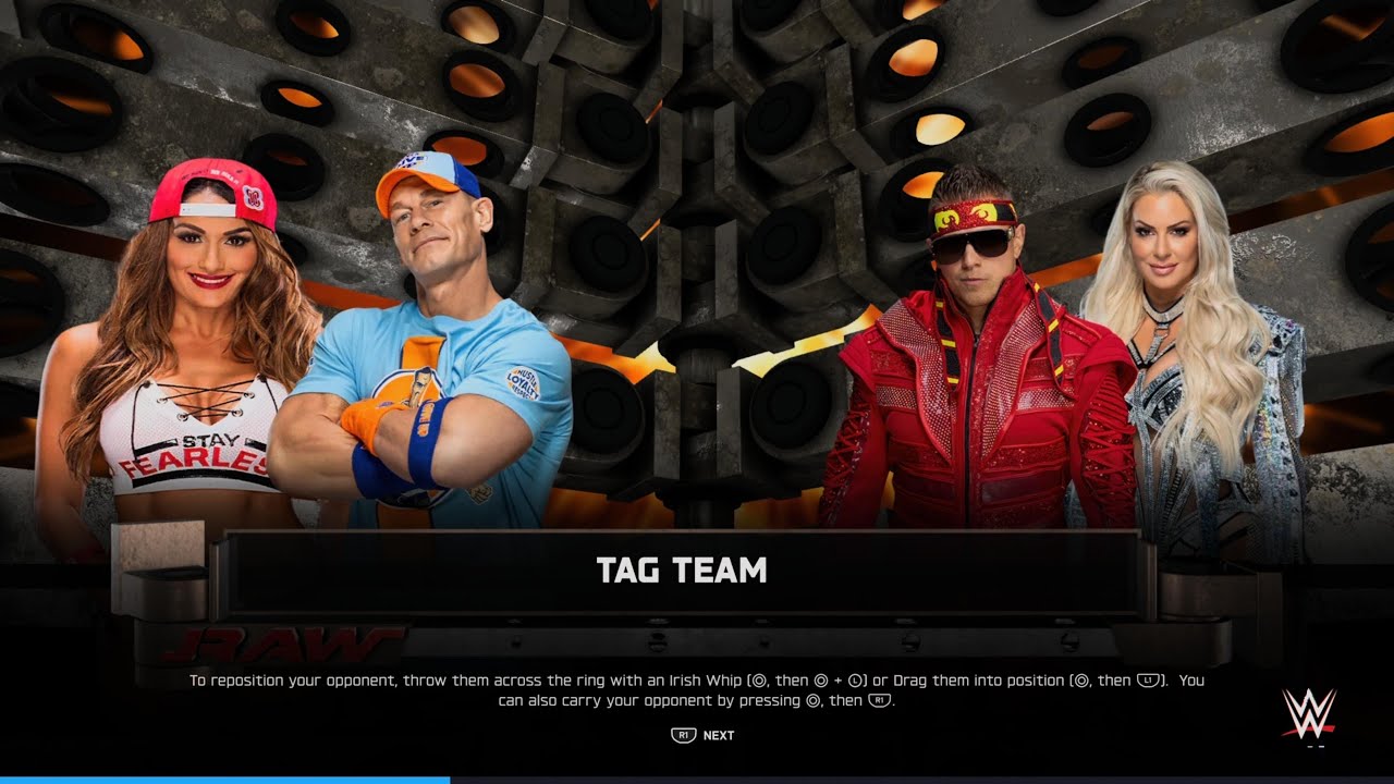 WWE 2K25 | TAG TEAM | JON CENA | NİKKİ BELLA | VS | THE MİZ | MARYSE