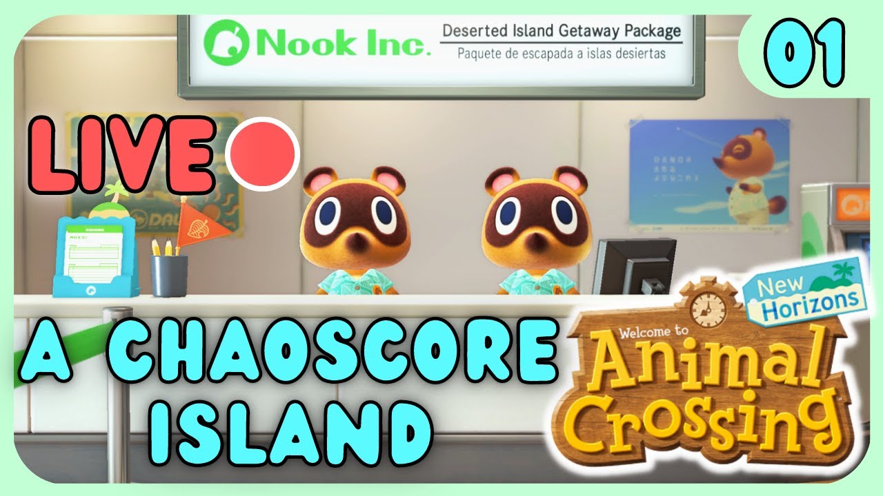 Starting a Chaoscore Island! 🤩 - Animal Crossing New Horizons [01]