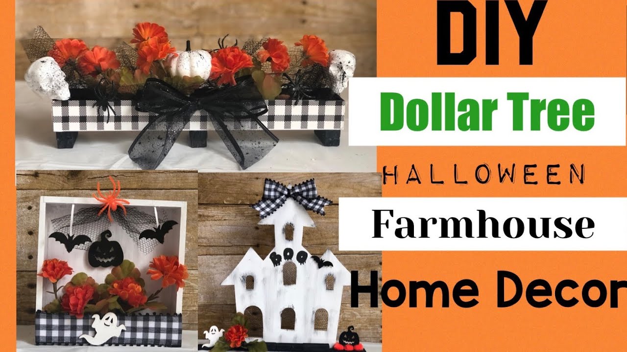 Dollar Tree DIY | Halloween Farmhouse Home Decor