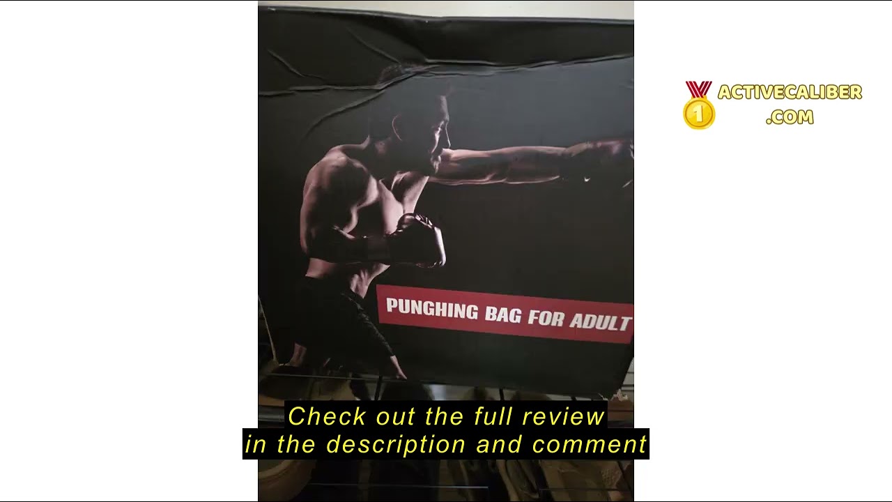 Review YORWHIN Freestanding Punching Bag for Adults Teens, 70'' Heavy Boxing Bag with Stand with Glo
