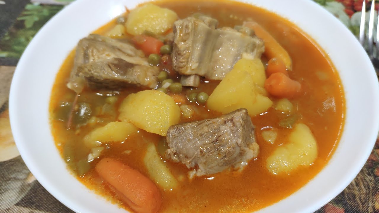 Estofado de costilla con patatas 🍲 Olla GM 🍀 Receta sencilla y económica 🌺