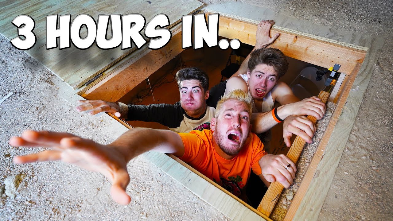 Last To Leave Underground Bunker WINS! *Challenge*