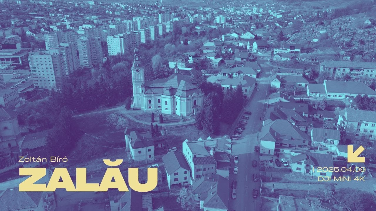 Zalău, Sălaj 🇷🇴, 2025.04.09 / Zilah / DJI Mini 4K Drone