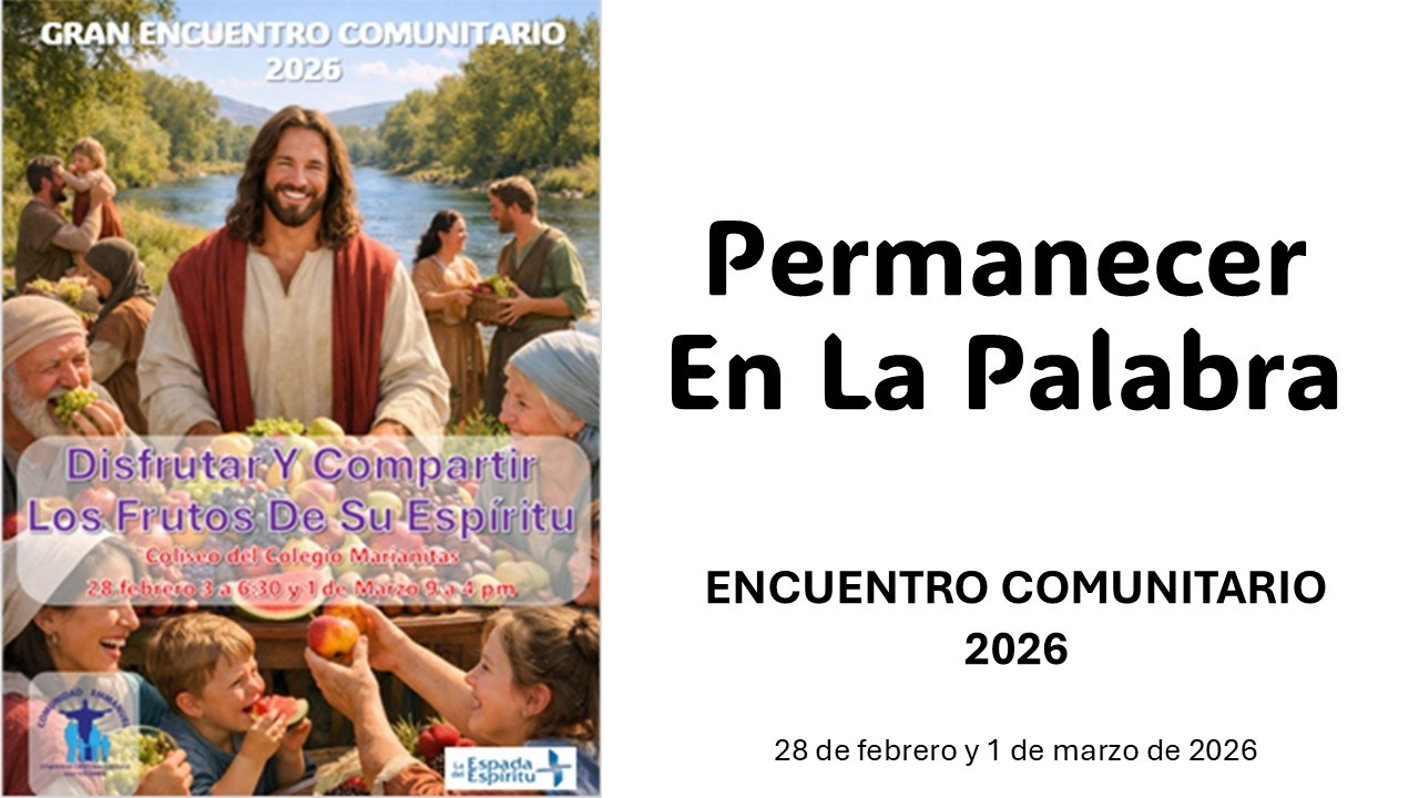 Permanecer En La Palabra - Tema 1 - Encuentro Comunitario 2026