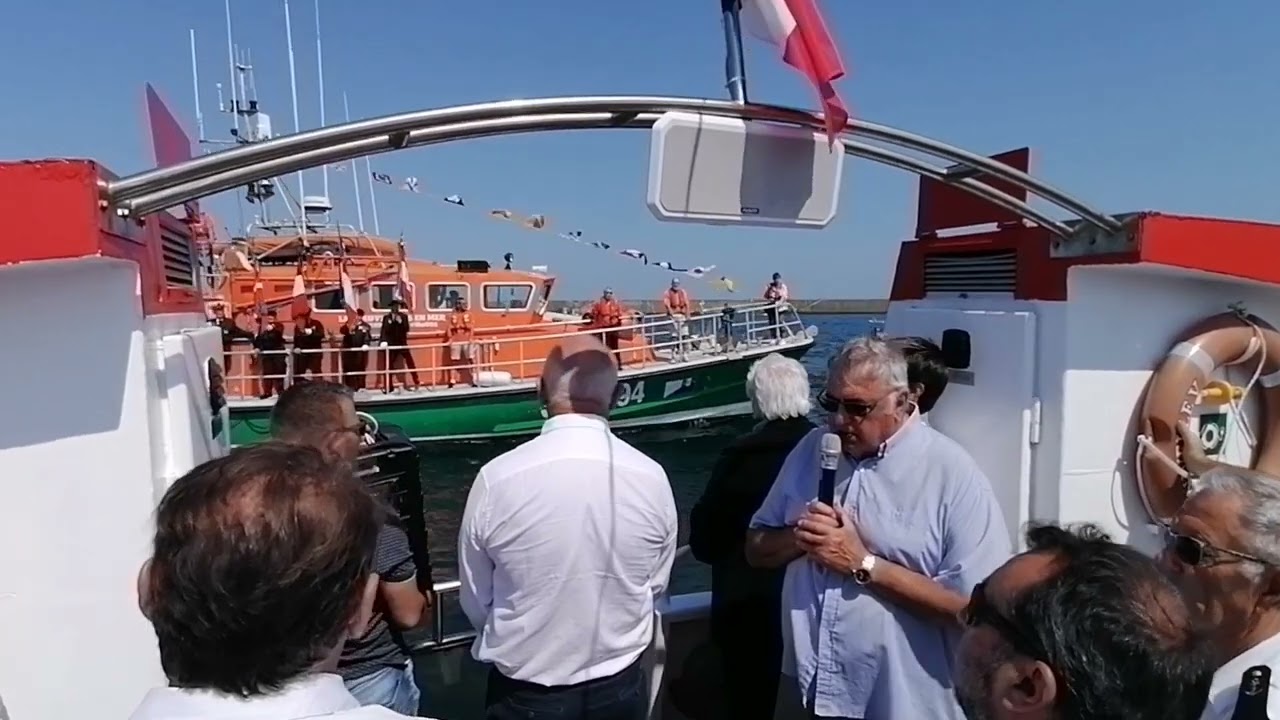 L'Agur Maria de l'aumônier des marins Mikel Epalza lors de la Fête de la mer 2022
