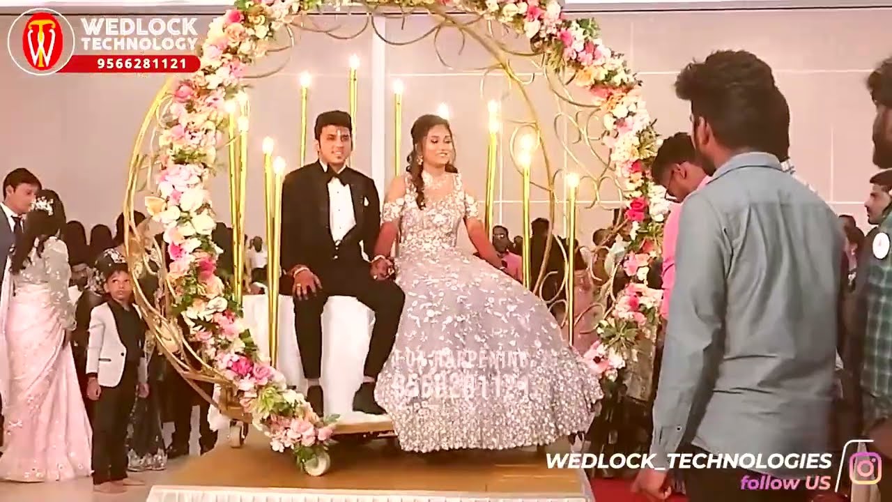 #coupleentry #wedding #weddingideas #weddingentry  @wedlocktechnologies9435 CROWN CART ENTRY fOR COUPLE