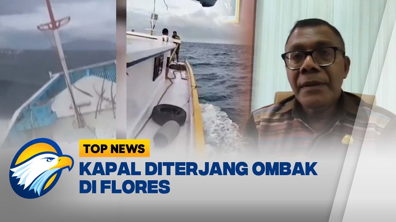Kapal Diterjang Ombak di Flores - [Top News]