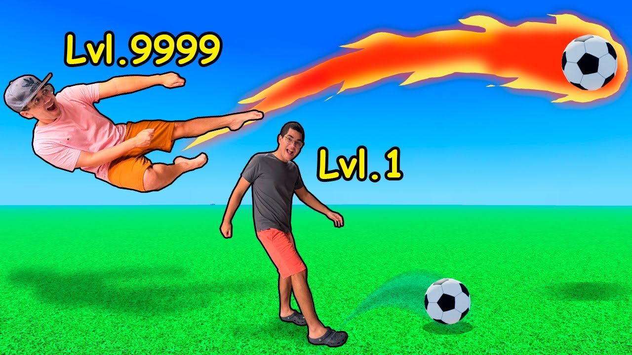 EVOLU&Iacute;MOS O CHUTE &Eacute;PICO NA BOLA DE FUTEBOL!!