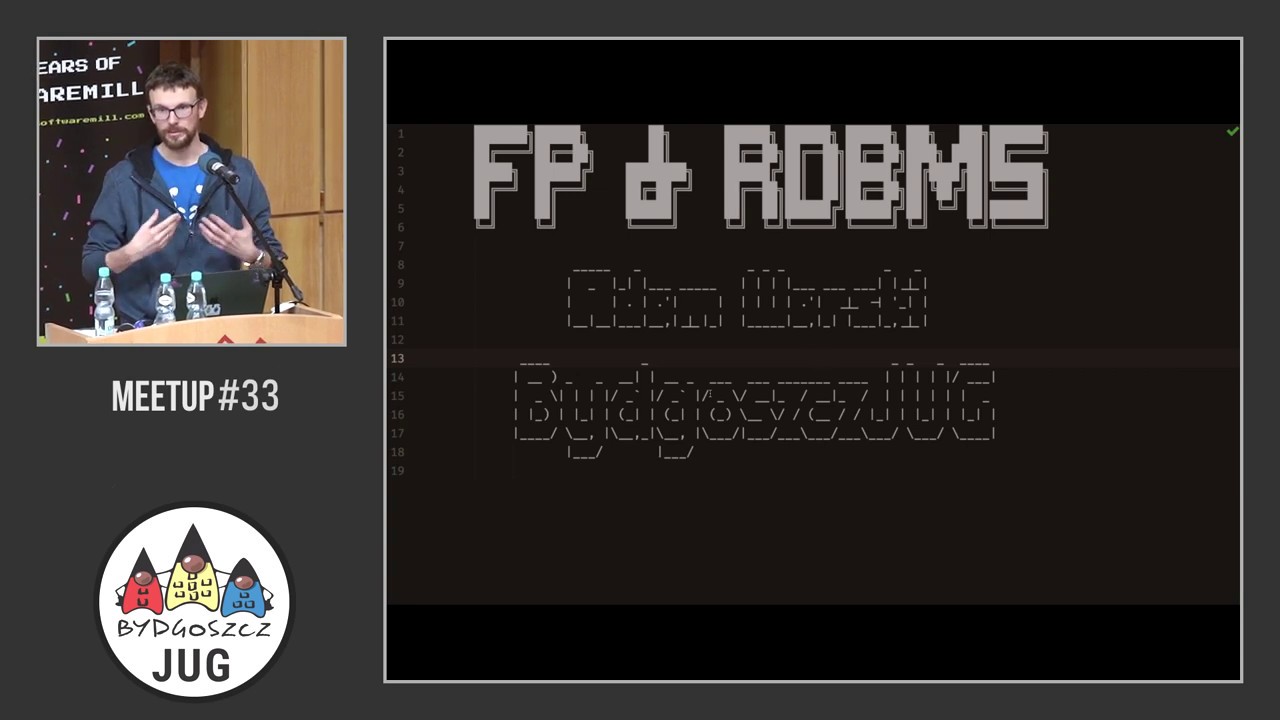 [Bydgoszcz JUG #33]  Adam Warski - FP + relational databases = ?