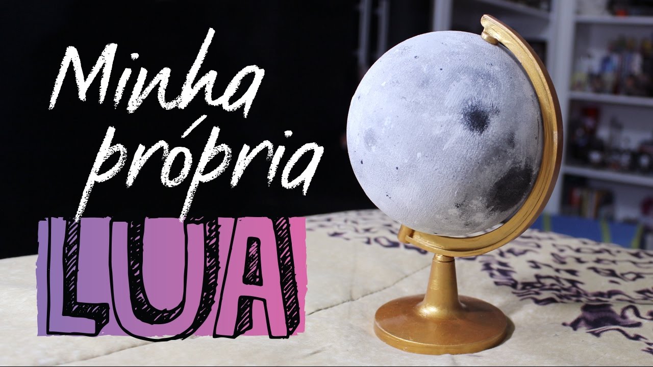 🎨 DIY GLOBO LUNAR - Tenha sua própria LUA em casa!
