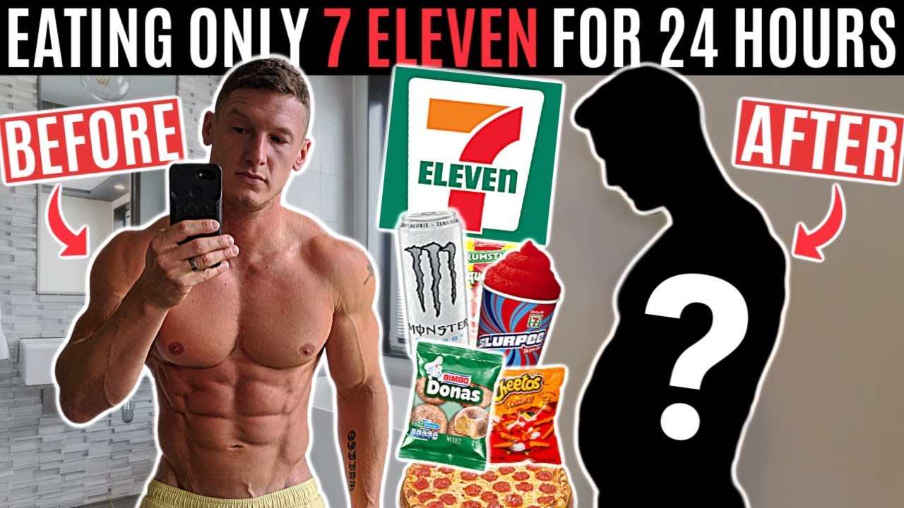 I only ate 7 ELEVEN food for 24 hours *terrible idea*