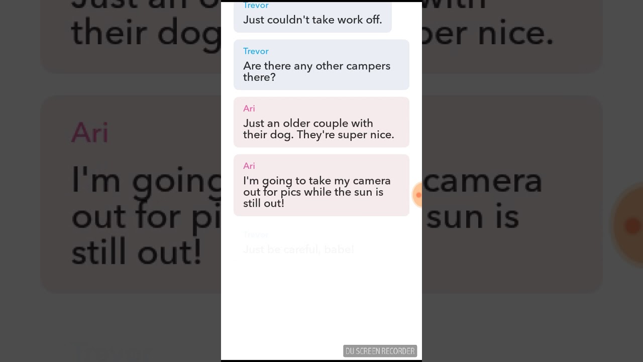 Creepy text crazy ex (chat fiction)