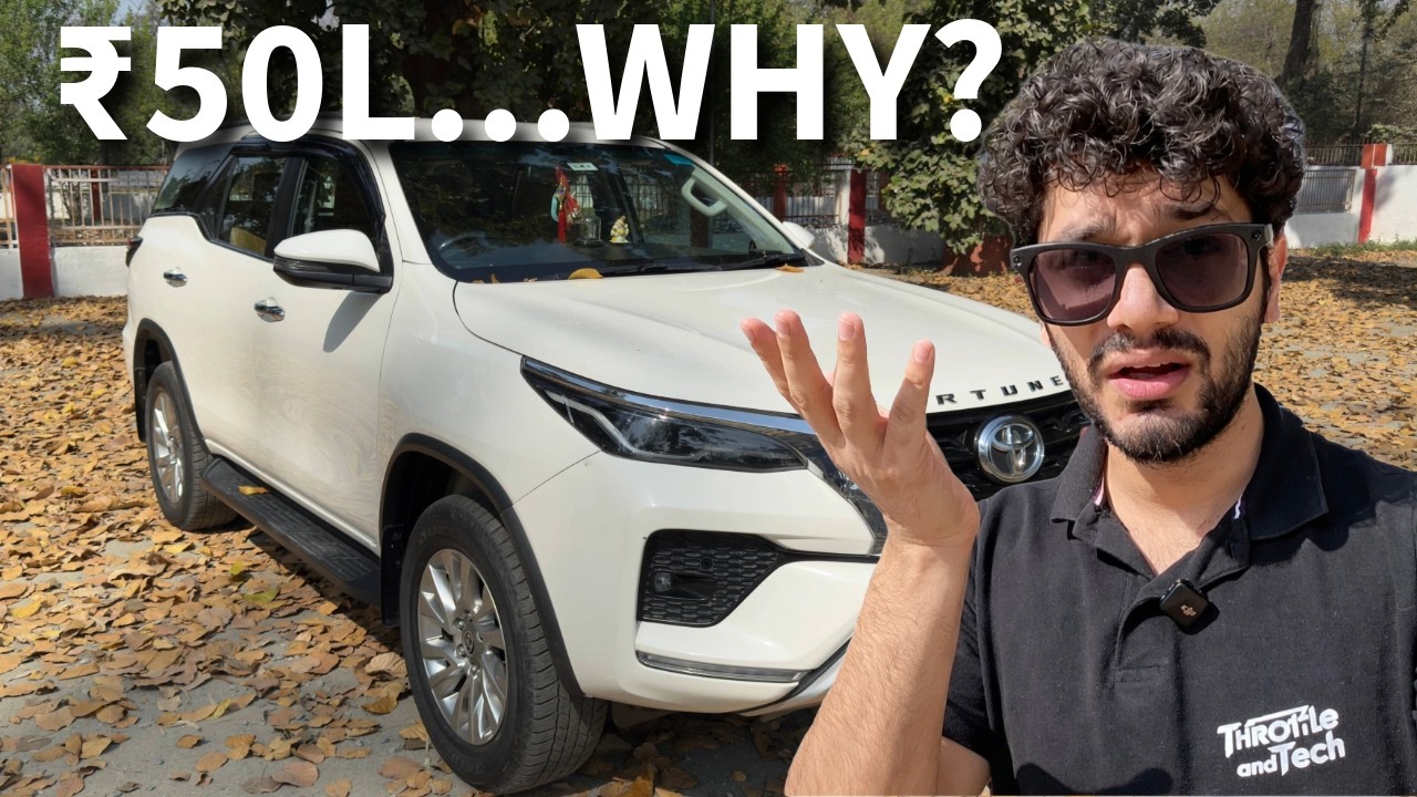 50 Lakh Fortuner...Yet People Still Buy It | Toyota Fortuner AT Review