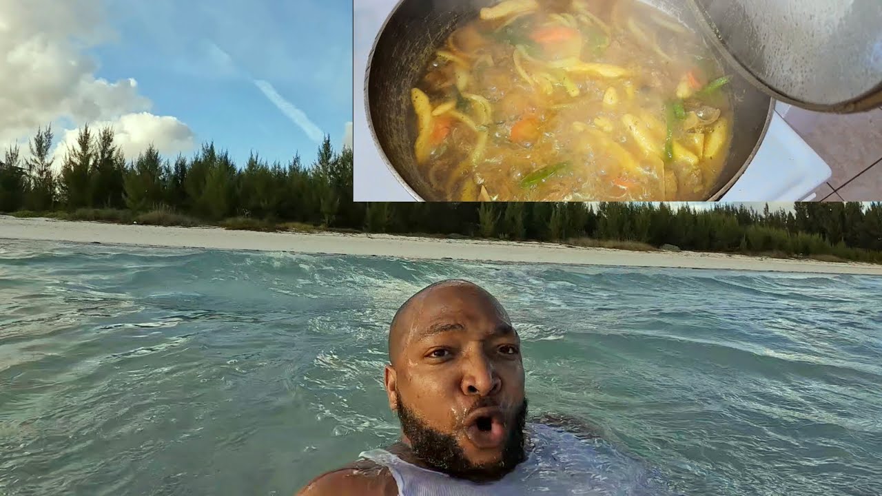 Beach ⛱️ + Sunday dinner+ bake a Jamaican toto+ make a strong 💪 back juice 
