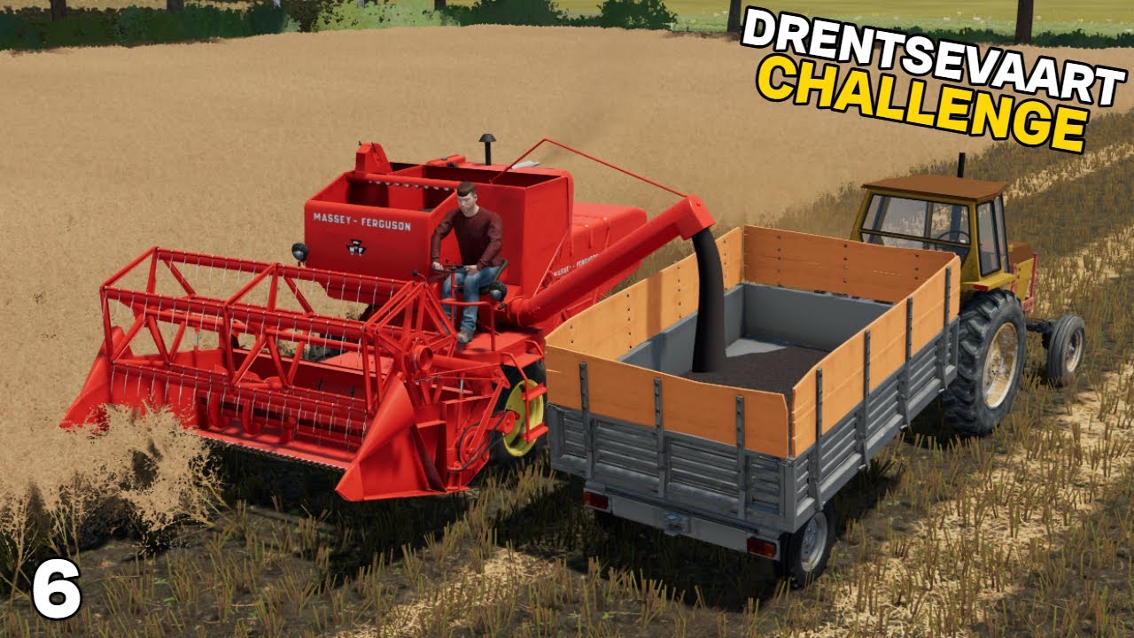 Oude Combine & Het Eerste Veld Kopen | Drentsevaart Challenge #6 | FS22