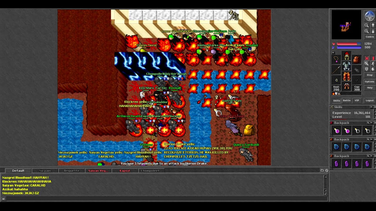 Old Tibia - Massacre in Fibula - Chompollet Tzetzi (Saphira 2005 7.5)