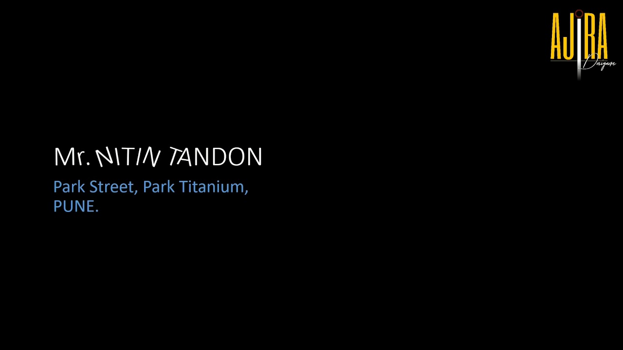 Mr.Nitin Tandon's 3BHK Flat at Park Street, Park Titanium.