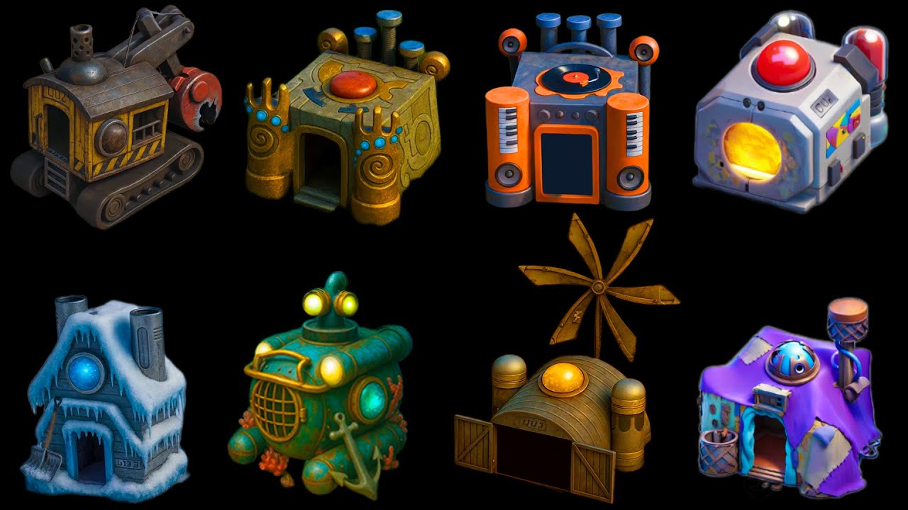 ALL Inactive Epic Wubbox 3D | Epic Wubbox 3D