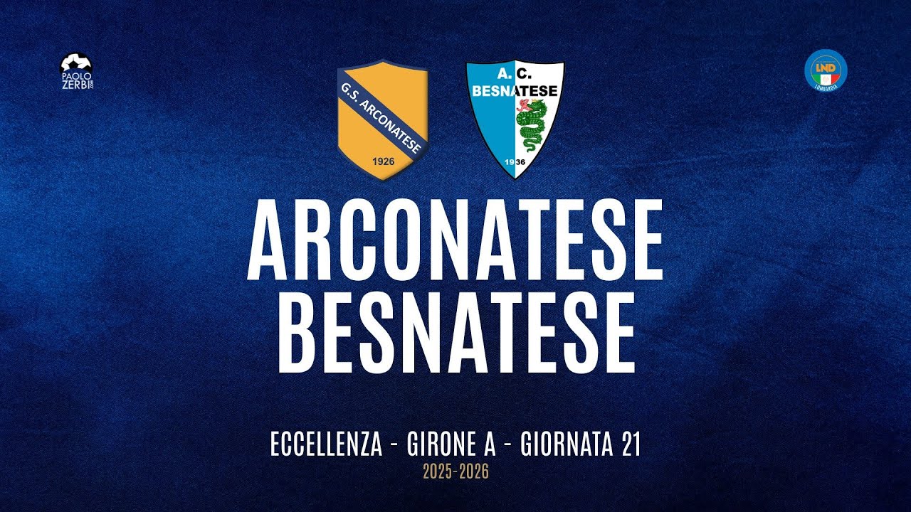 [HIGHLIGHTS] Eccellenza Girone A 25/26 | Giornata 21 | Arconatese - Besnatese
