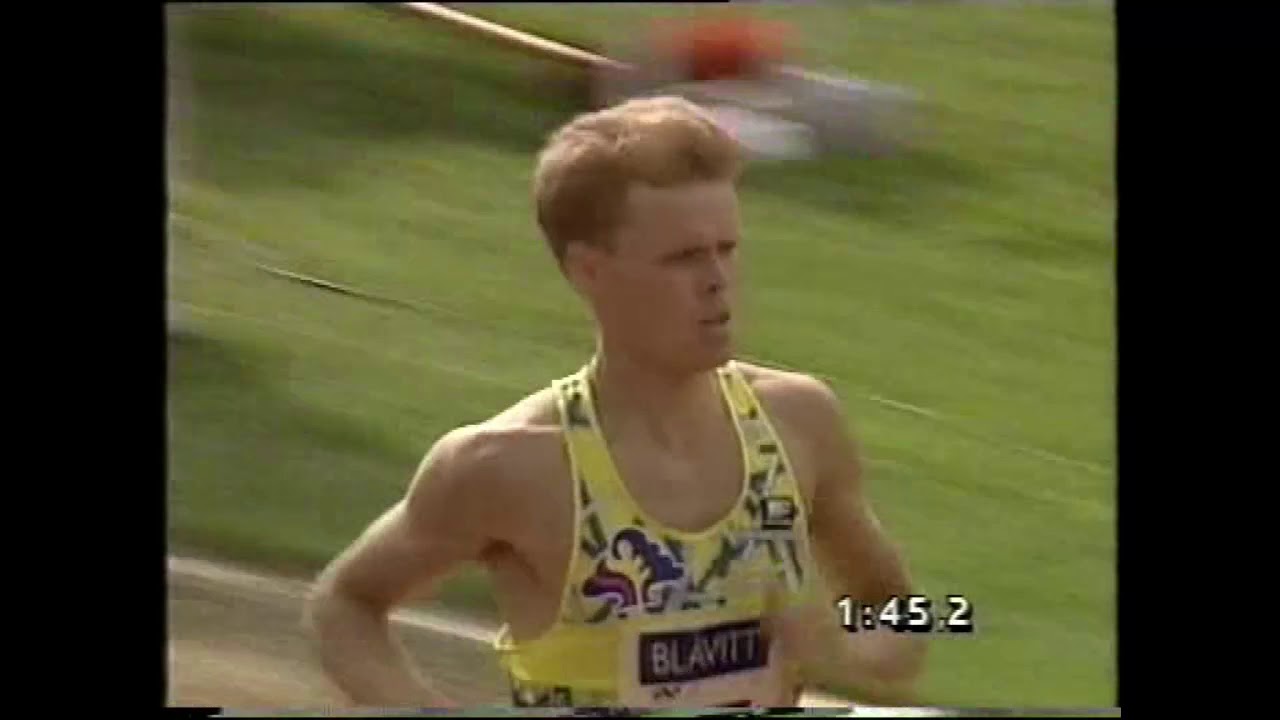 Ruotsi maaottelun 1500 metriä 1991