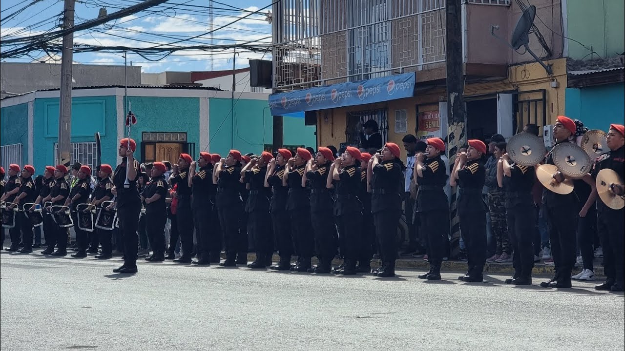 Banda Boinas Rojas 2024 - Desfile Glorias Navales Calama