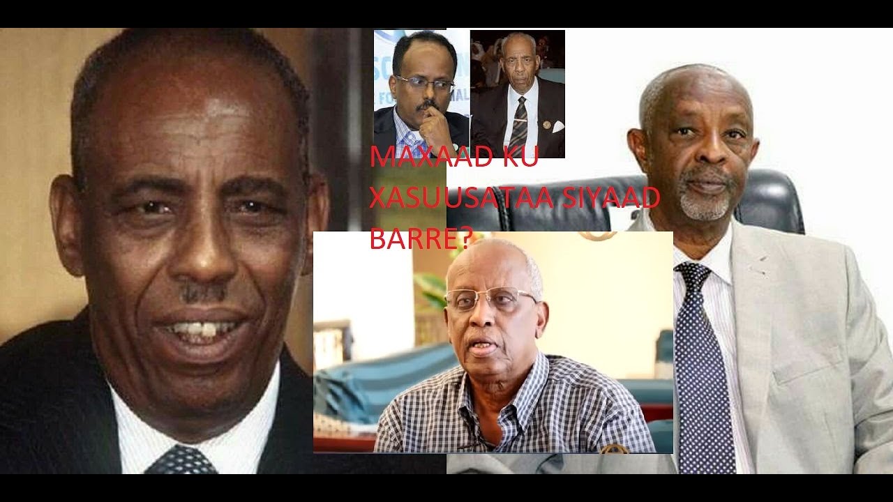 MAXAMED SIYAAD BARE 3 ARIN OO BOOBE IYO XASAN ISBATOORE  KU AMAANEEN MAXAA KA RUN AH?