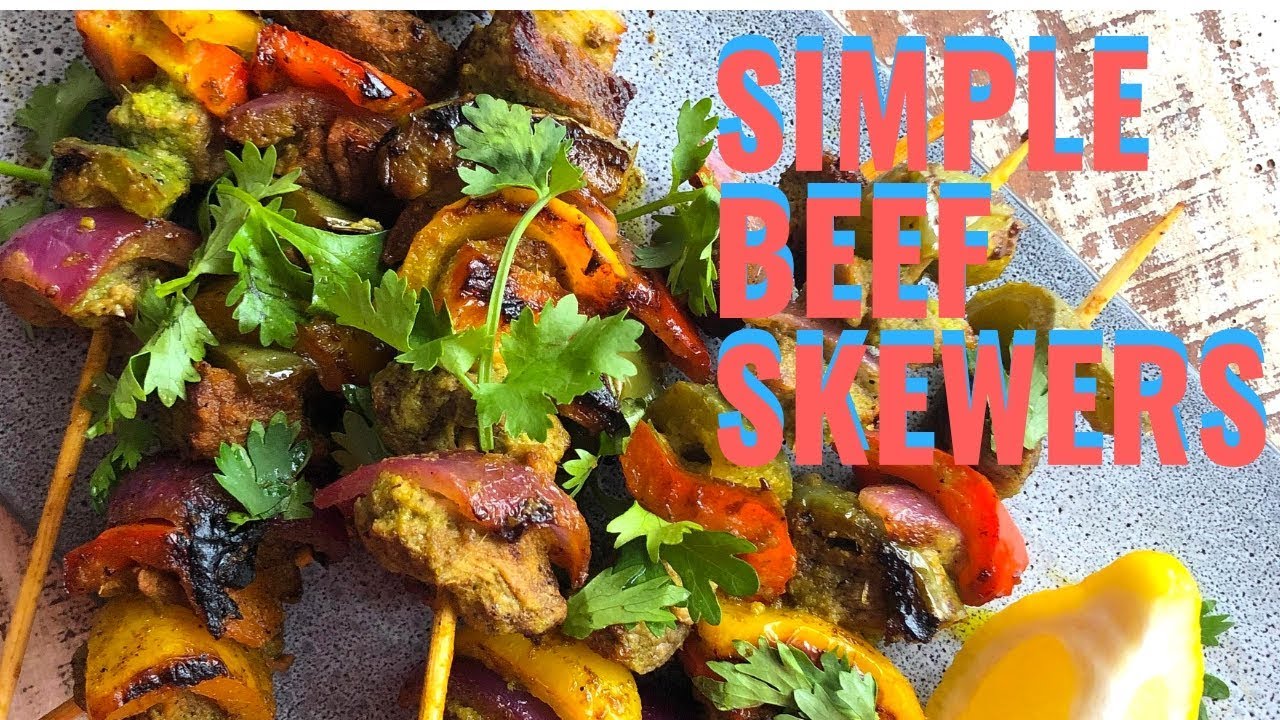 Easy & Tasty Beef Skewers (Mshkaki)