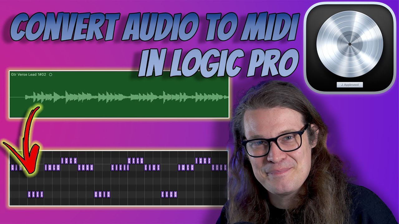 Легко конвертируйте аудио в MIDI в Logic Pro