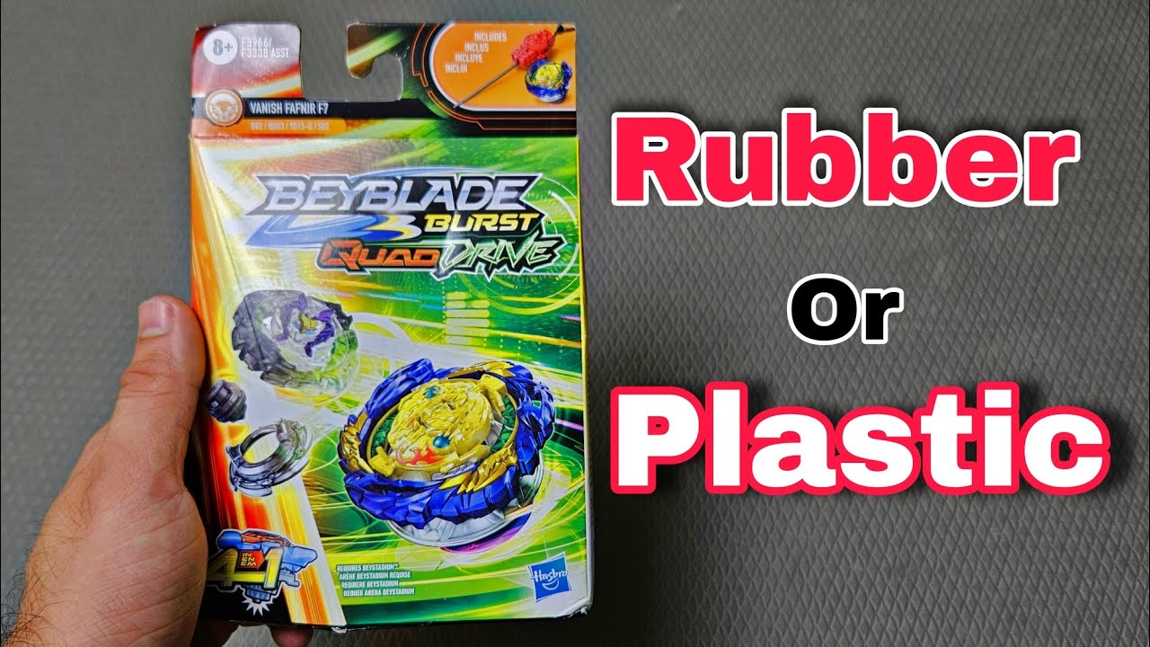 Hasbro Vanish Fafnir Beyblade Unboxing And Review | Rubber ?