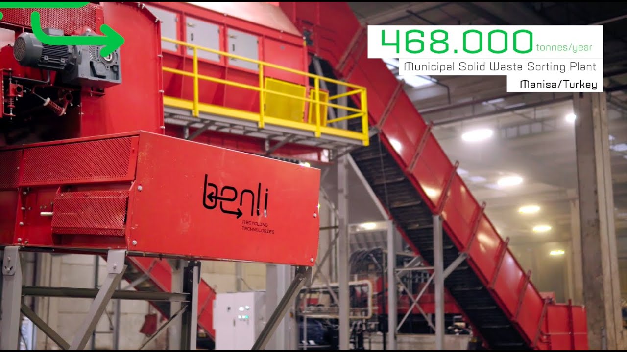 Manisa Evsel Kaynaklı Katı Atık Ayırma Tesisi 468.000 Ton/ Yıl - How to Work Recycling Plants?