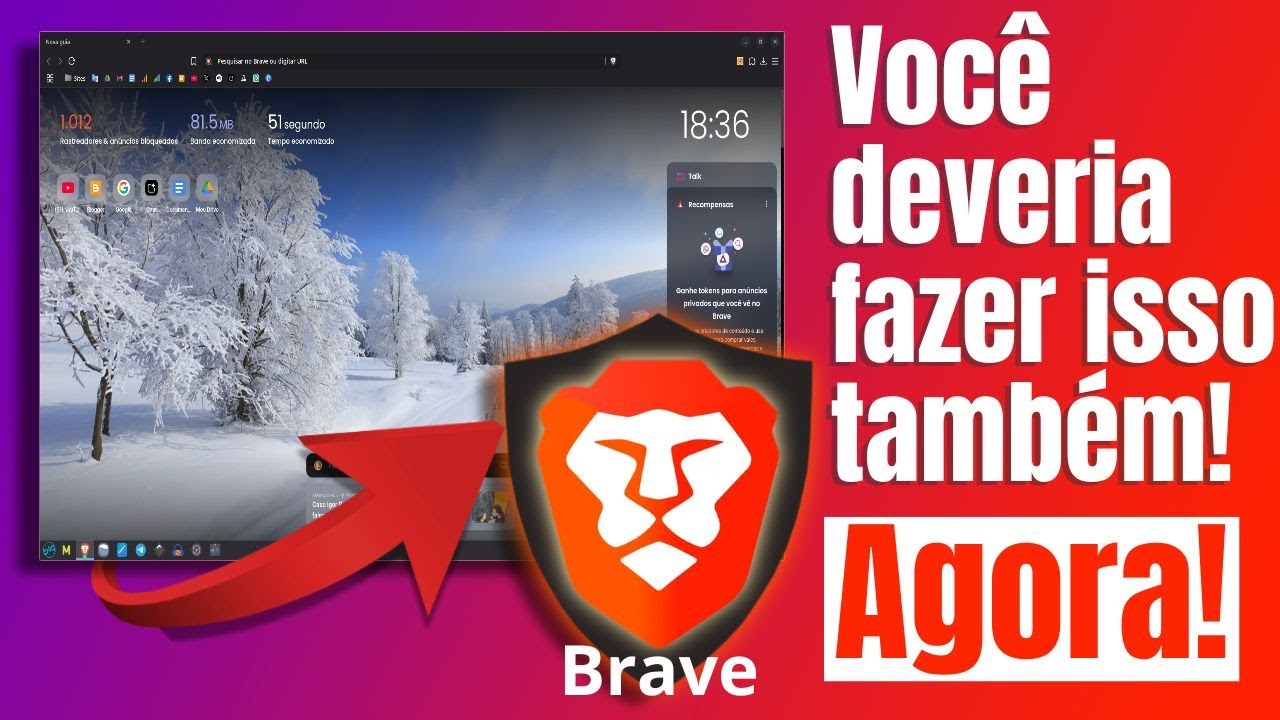 CONFIGURA&Ccedil;&Otilde;ES Que Eu Fa&ccedil;o no Brave Browser Antes de Usar o Navegador!