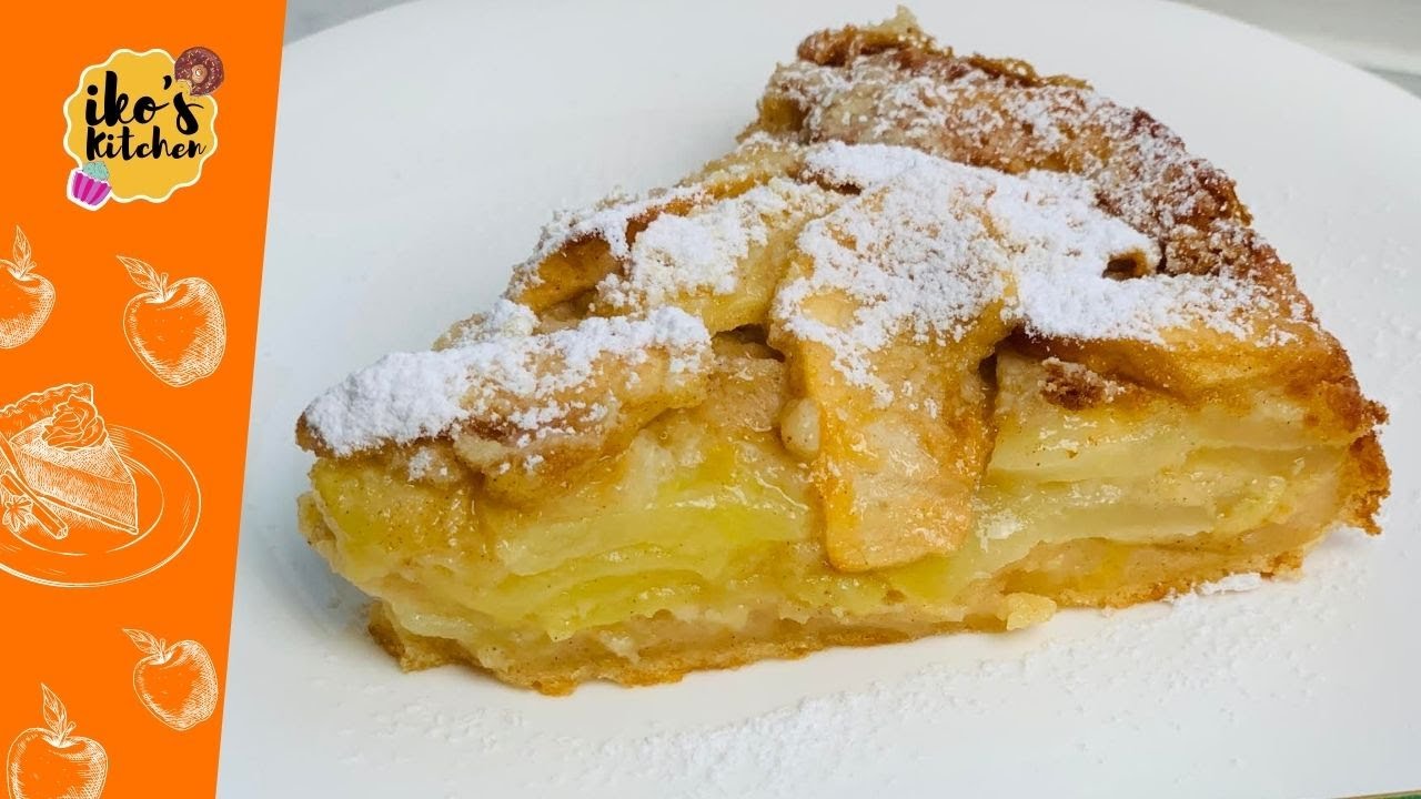 Легкий и вкусный яблочный пирог за 5 минут!